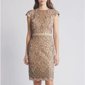 Mother of the Bride Sequin Lace Body-Con Cocktail Dress